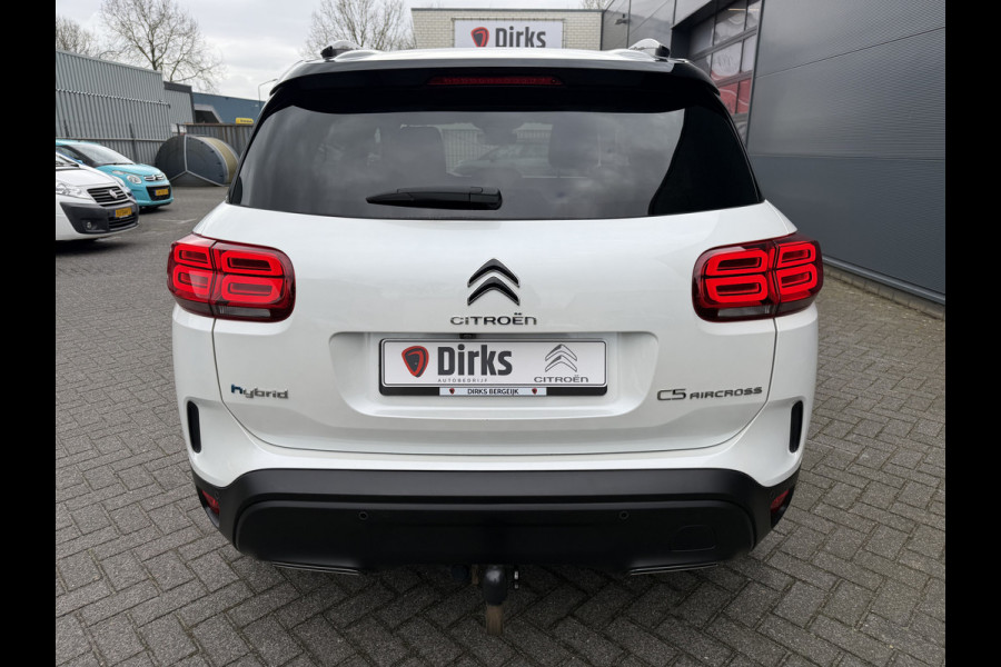 Citroën C5 Aircross 225pk Hybrid Shine (Elektrisch Schuifdak - Leder incl verwarming/massage/geheugen - Trekhaak - Elektrische Klep - 360gr Camera -