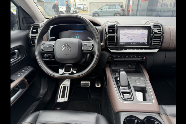 Citroën C5 Aircross 225pk Hybrid Shine (Elektrisch Schuifdak - Leder incl verwarming/massage/geheugen - Trekhaak - Elektrische Klep - 360gr Camera -