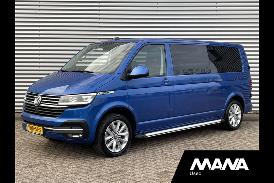 Volkswagen Transporter 2.0TDI L2H1 199PK DC BULLI Automaat Lederen bekleding Camera Cruise Airco Stoelverwarming LED