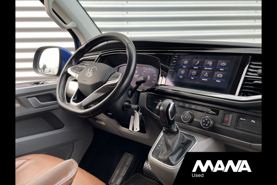 Volkswagen Transporter 2.0TDI L2H1 199PK DC BULLI Automaat Lederen bekleding Camera Cruise Airco Stoelverwarming LED