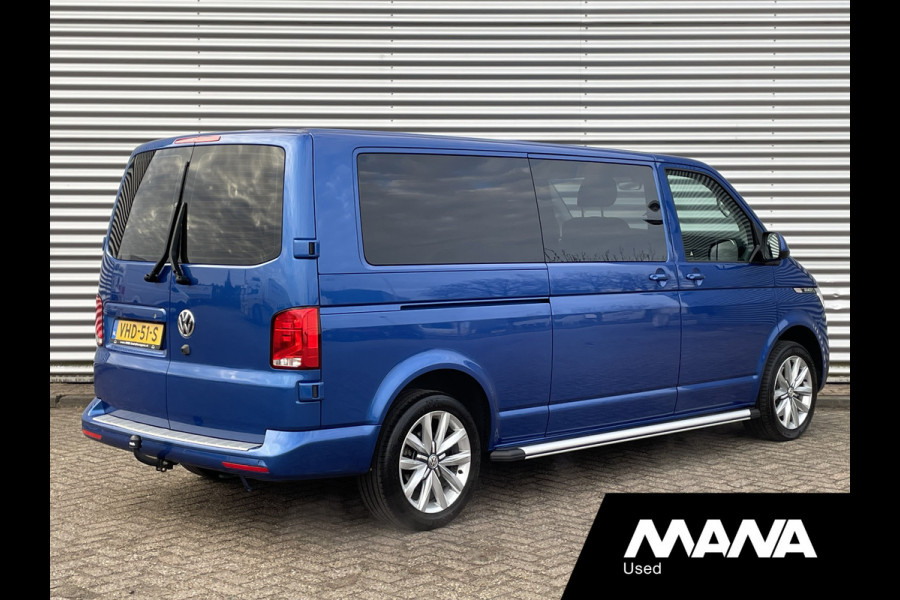 Volkswagen Transporter 2.0TDI L2H1 199PK DC BULLI Automaat Lederen bekleding Camera Cruise Airco Stoelverwarming LED