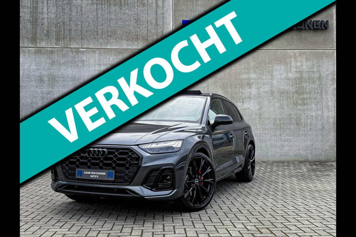 Audi Q5 55TFSI e 367pk Quattro Competition S Edition S-Line 1é Eig|19Dkm|Panoramadak|Luchtvering|HD Matrix|Memory|Virtual|Ambiance