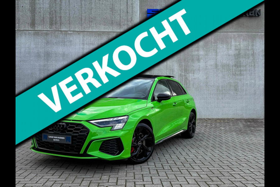 Audi A3 Sportback 45TFSI e 245pk S-Tronic Competition S Edition S-Line 1e Eig|Audi Exclusive|Pano|Kuipstoelen|360°|Ambiance|Matrix