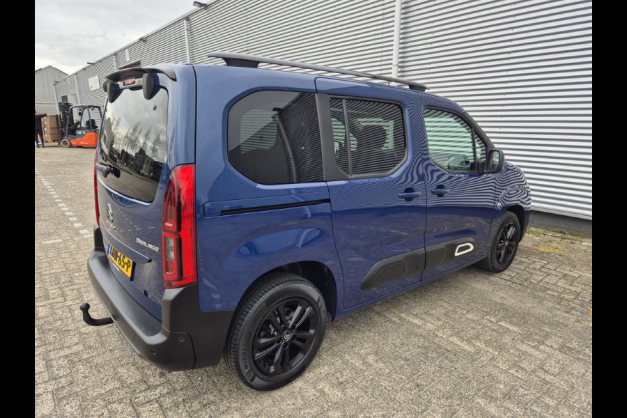 Citroën Berlingo 1.2 PureTech Shine Automaat,Panorama,camera,Navigatie/Carplay/Android,Trekhaak,Stoelverwarming,Cruisecontrol