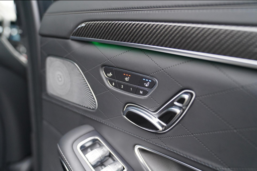 Mercedes-Benz S-Klasse AMG 63 4Matic+ Lang Premium Plus | Burmester 3D | Panorama | Massage stoelen | Stoelkoeling | Carbon |