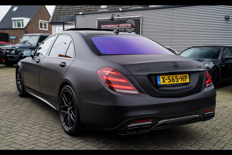 Mercedes-Benz S-Klasse AMG 63 4Matic+ Lang Premium Plus | Burmester 3D | Panorama | Massage stoelen | Stoelkoeling | Carbon |