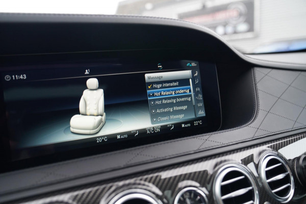 Mercedes-Benz S-Klasse AMG 63 4Matic+ Lang Premium Plus | Burmester 3D | Panorama | Massage stoelen | Stoelkoeling | Carbon |
