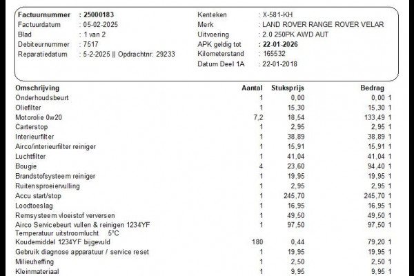 Land Rover Range Rover Velar 2.0 I4 Turbo AWD S | Panoramadak | 360 Camera | Meridian Surround | Apple Carplay |