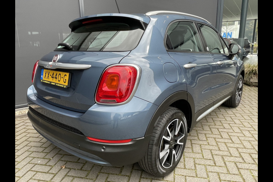 Fiat 500X 1.4 Turbo MultiAir Mirror Achteruitrijcamera - Navigatie - Apple carplay - Airco - Cruise control - Parkeersensor achter - Radio - Dakrails - Bluetooth - Elektrische ramen - Licht metalen velgen 17 inch - Start/ stop systeem - Stuur leder - Stuur multifunctioneel - Door ons nieuw geleverd - Altijd door ons onderhouden