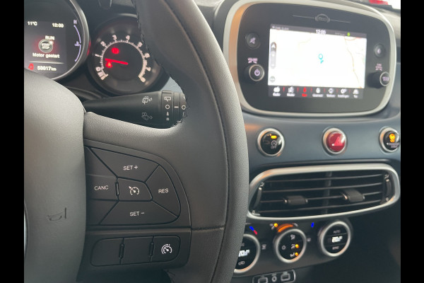 Fiat 500X 1.4 Turbo MultiAir Mirror Achteruitrijcamera - Navigatie - Apple carplay - Airco - Cruise control - Parkeersensor achter - Radio - Dakrails - Bluetooth - Elektrische ramen - Licht metalen velgen 17 inch - Start/ stop systeem - Stuur leder - Stuur multifunctioneel - Door ons nieuw geleverd - Altijd door ons onderhouden