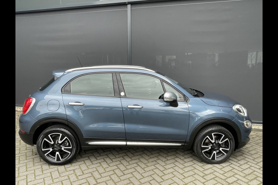 Fiat 500X 1.4 Turbo MultiAir Mirror Achteruitrijcamera - Navigatie - Apple carplay - Airco - Cruise control - Parkeersensor achter - Radio - Dakrails - Bluetooth - Elektrische ramen - Licht metalen velgen 17 inch - Start/ stop systeem - Stuur leder - Stuur multifunctioneel - Door ons nieuw geleverd - Altijd door ons onderhouden