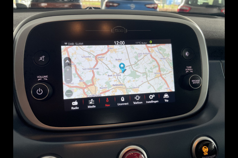 Fiat 500X 1.4 Turbo MultiAir Mirror Achteruitrijcamera - Navigatie - Apple carplay - Airco - Cruise control - Parkeersensor achter - Radio - Dakrails - Bluetooth - Elektrische ramen - Licht metalen velgen 17 inch - Start/ stop systeem - Stuur leder - Stuur multifunctioneel - Door ons nieuw geleverd - Altijd door ons onderhouden