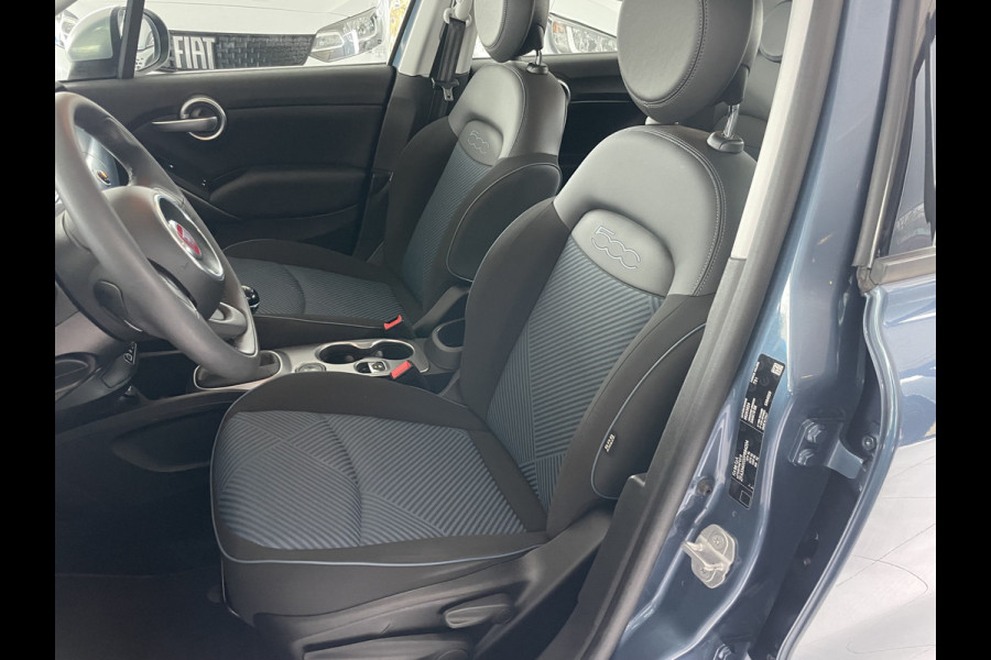 Fiat 500X 1.4 Turbo MultiAir Mirror Achteruitrijcamera - Navigatie - Apple carplay - Airco - Cruise control - Parkeersensor achter - Radio - Dakrails - Bluetooth - Elektrische ramen - Licht metalen velgen 17 inch - Start/ stop systeem - Stuur leder - Stuur multifunctioneel - Door ons nieuw geleverd - Altijd door ons onderhouden