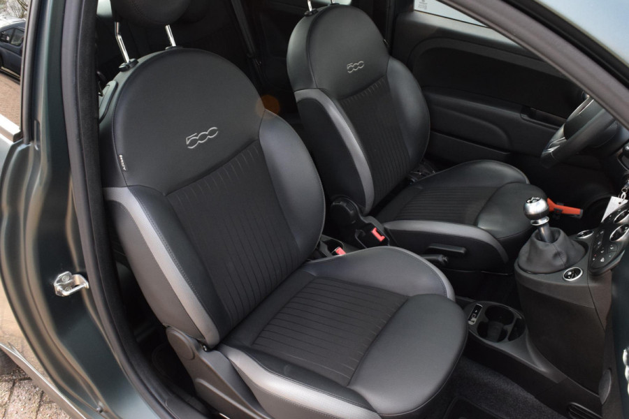 Fiat 500 105pk Rockstar/Sport|Matgroen|Carplay|