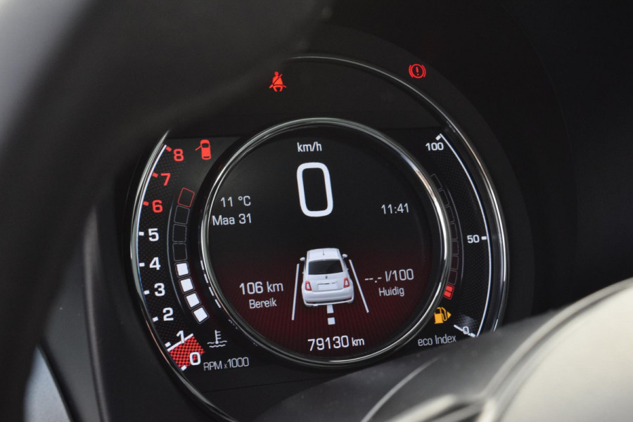 Fiat 500 105pk Rockstar/Sport|Matgroen|Carplay|