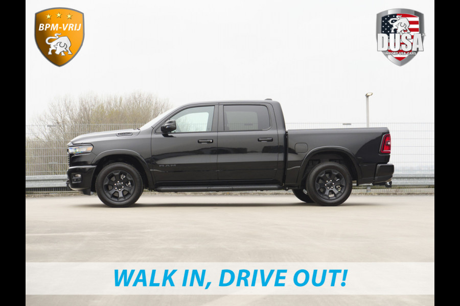 Dodge Ram 1500 | Bighorn | 3.0L I6 Hurricane | Crew Cab | 4X4 | Stuur/stoel verwarming | Night edition Getoonde accessoires zijn verkrijgbaar tegen meerprijs