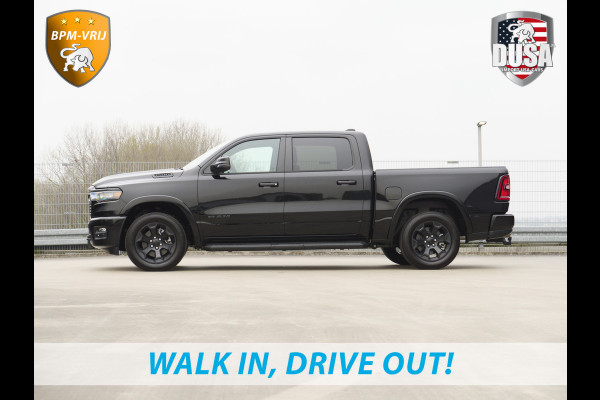 Dodge Ram 1500 | Bighorn | 3.0L I6 Hurricane | Crew Cab | 4X4 | Stuur/stoel verwarming | Night edition Getoonde accessoires zijn verkrijgbaar tegen meerprijs
