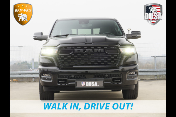 Dodge Ram 1500 | Bighorn | 3.0L I6 Hurricane | Crew Cab | 4X4 | Stuur/stoel verwarming | Night edition Getoonde accessoires zijn verkrijgbaar tegen meerprijs