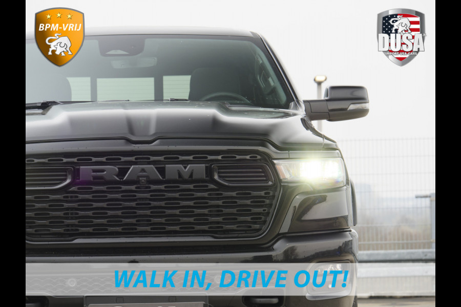 Dodge Ram 1500 | Bighorn | 3.0L I6 Hurricane | Crew Cab | 4X4 | Stuur/stoel verwarming | Night edition Getoonde accessoires zijn verkrijgbaar tegen meerprijs