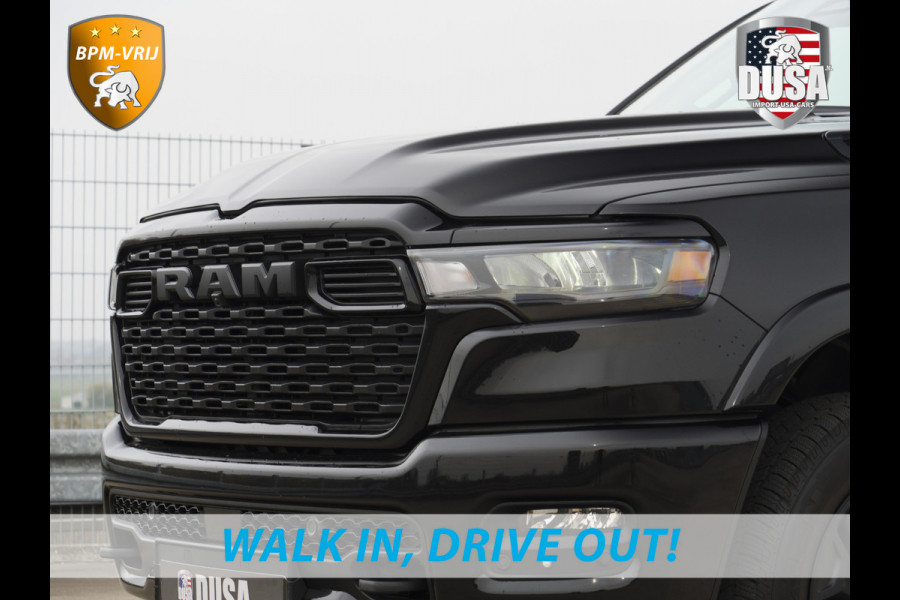 Dodge Ram 1500 | Bighorn | 3.0L I6 Hurricane | Crew Cab | 4X4 | Stuur/stoel verwarming | Night edition Getoonde accessoires zijn verkrijgbaar tegen meerprijs