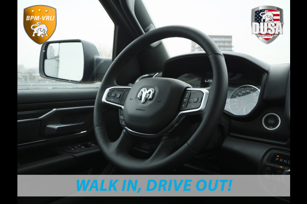 Dodge Ram 1500 | Bighorn | 3.0L I6 Hurricane | Crew Cab | 4X4 | Stuur/stoel verwarming | Night edition Getoonde accessoires zijn verkrijgbaar tegen meerprijs