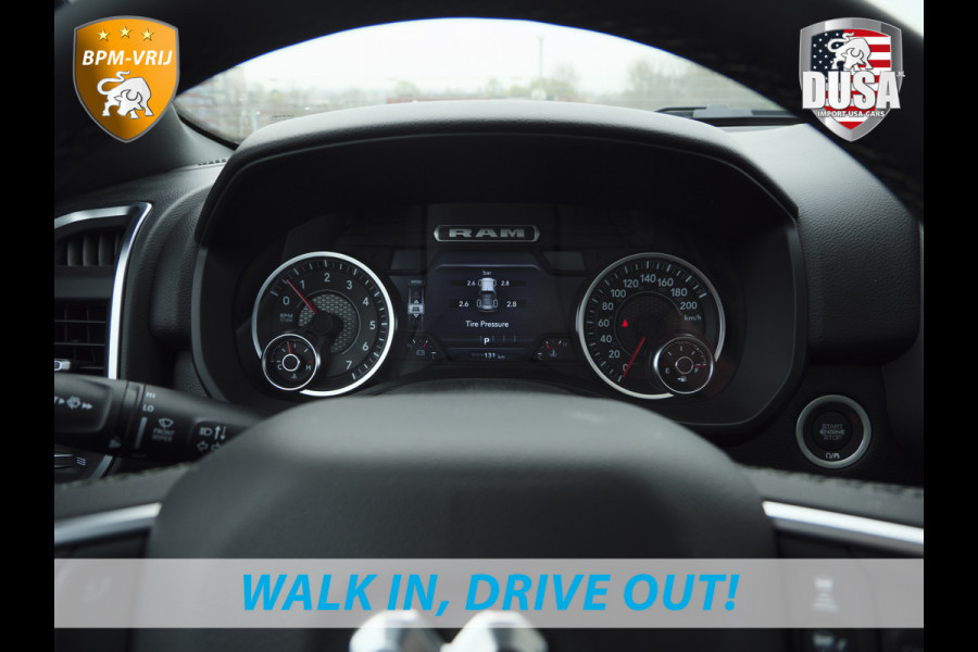 Dodge Ram 1500 | Bighorn | 3.0L I6 Hurricane | Crew Cab | 4X4 | Stuur/stoel verwarming | Night edition Getoonde accessoires zijn verkrijgbaar tegen meerprijs