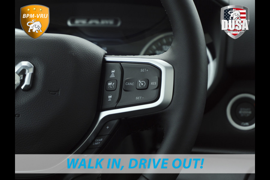 Dodge Ram 1500 | Bighorn | 3.0L I6 Hurricane | Crew Cab | 4X4 | Stuur/stoel verwarming | Night edition Getoonde accessoires zijn verkrijgbaar tegen meerprijs