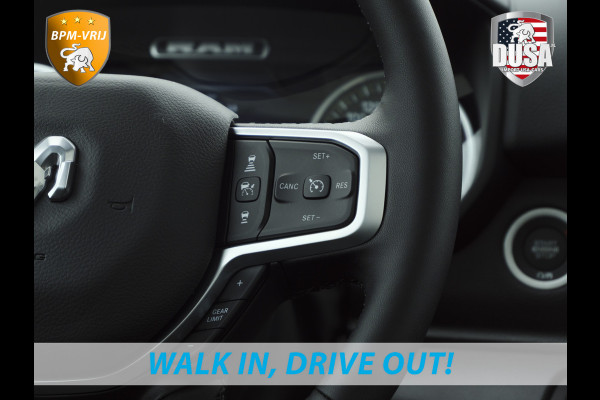 Dodge Ram 1500 | Bighorn | 3.0L I6 Hurricane | Crew Cab | 4X4 | Stuur/stoel verwarming | Night edition Getoonde accessoires zijn verkrijgbaar tegen meerprijs