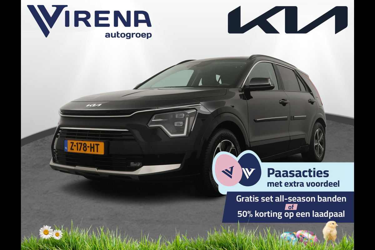 Kia Niro 1.6 GDi Hybrid DynamicPlusLine Airco - Apple Carplay/Android Auto - Cruise Control - Dodehoekdetectie - Navigatie - Schuif/Kanteldak - Fabrieksgarantie tot 04-2031