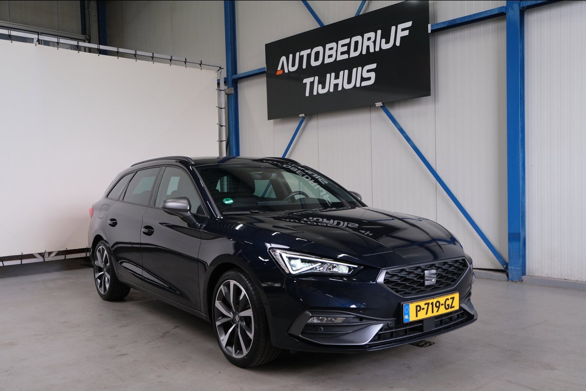 Seat Leon Sportstourer 1.5 eTSI FR Business Intense Automaat - N.A.P. Airco, Cruise, Virtual Display, Camera, PDC.
