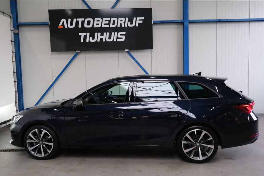Seat Leon Sportstourer 1.5 eTSI FR Business Intense Automaat - N.A.P. Airco, Cruise, Virtual Display, Camera, PDC.