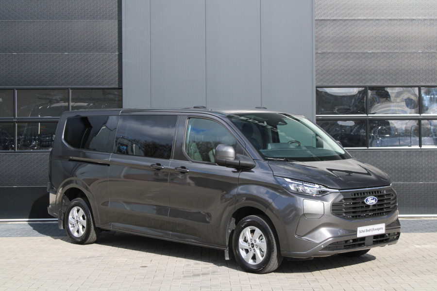 Ford Transit Custom 340 2.5 PHEV L2H1 Limited 232pk 9 Zits - Keyless - ACC - Blindspot - Camera - Carplay - Navi - Prijs excl. BTW - Rijklaar