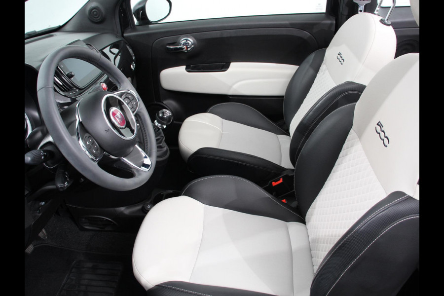 Fiat 500C 1.0 Hybrid Dolcevita Airco Cruise control Parkeersensor achter Radio Apple Carplay/ Android Auto