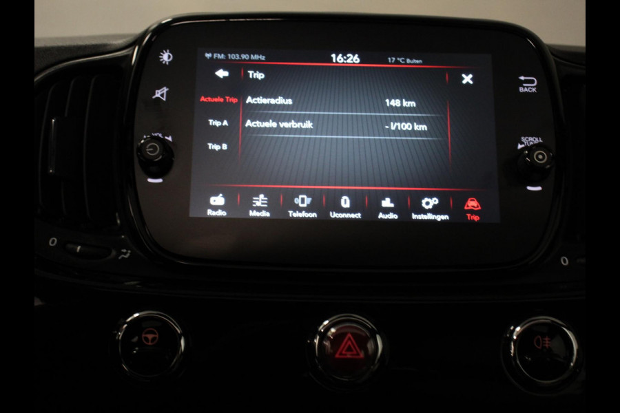 Fiat 500C 1.0 Hybrid Dolcevita Airco Cruise control Parkeersensor achter Radio Apple Carplay/ Android Auto