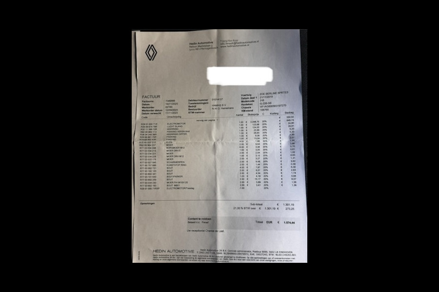 Renault ZOE R135 Edition One 52 kWh Incl. Koopaccu | Camera | Bose | Leder + Stoelverwarming | Navigatie | Climate control