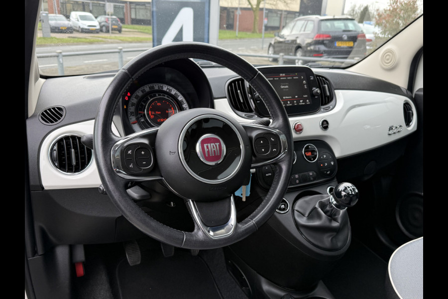 Fiat 500 BWJ 2018 | 0.9 TwinAir 81PK Turbo Lounge | PANO DAK | CLIMA | NAVI | CRUISE | CARPLAY | LICHTMETAAL | PDC |