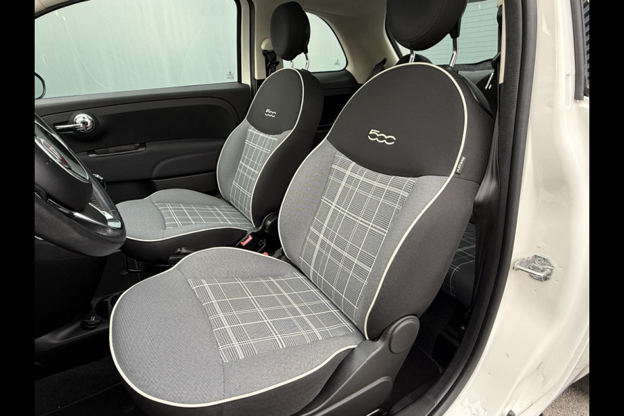 Fiat 500 BWJ 2018 | 0.9 TwinAir 81PK Turbo Lounge | PANO DAK | CLIMA | NAVI | CRUISE | CARPLAY | LICHTMETAAL | PDC |