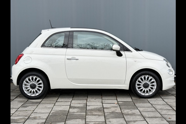 Fiat 500 BWJ 2018 | 0.9 TwinAir 81PK Turbo Lounge | PANO DAK | CLIMA | NAVI | CRUISE | CARPLAY | LICHTMETAAL | PDC |