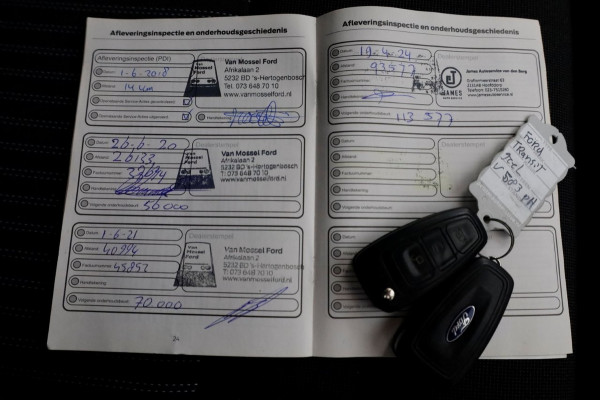 Ford Transit 350 2.0 TDCI 130pk E6 L3H2 Trend Airco/Imperiaal/Trekhaak 2800kg 05-2018