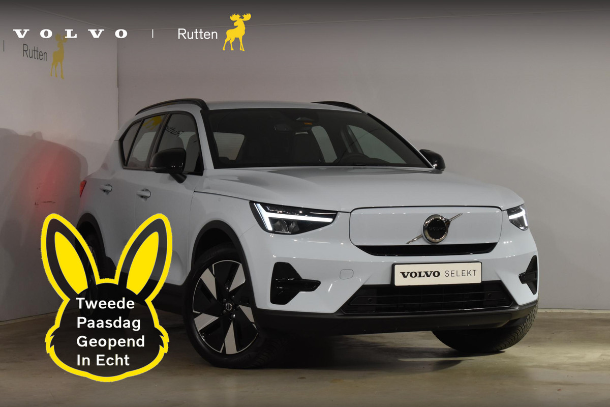Volvo EX40 252PK Single Motor Extended Range Plus 82 kWh Navigatie / Camera / Adaptive Cruise control / Stuur & Stoelverwarming / Trekhaak / Elektr. achterklep / 19" LM Velgen