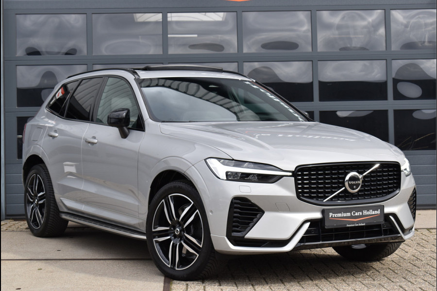 Volvo XC60 2.0 T6 Plug-in hybrid AWD R-Design 350 Pk SOH 93% Pano Trekhaak H/K Memory 360 Camera HUD 20 Inch