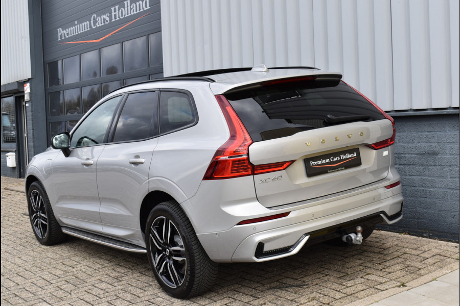 Volvo XC60 2.0 T6 Plug-in hybrid AWD R-Design 350 Pk SOH 93% Pano Trekhaak H/K Memory 360 Camera HUD 20 Inch