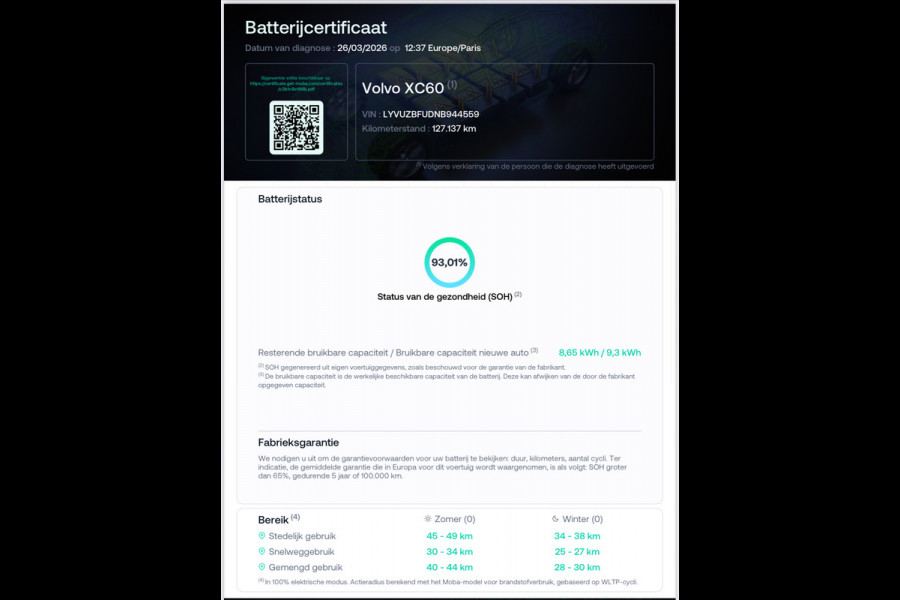 Volvo XC60 2.0 T6 Plug-in hybrid AWD R-Design 350 Pk SOH 93% Pano Trekhaak H/K Memory 360 Camera HUD 20 Inch