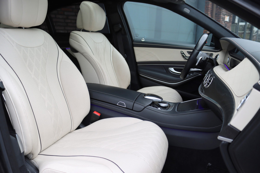 Mercedes-Benz S-Klasse 560 4MATIC Lang AMG Line Premium+ | V8 | Distronic+ | Panoramadak | Memory | Burmester | Stoelventilatie | Soft-Close | HUD | Surround Camera | Keyless Go | Zonweringspakket |