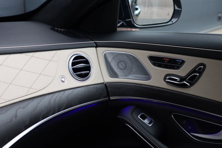 Mercedes-Benz S-Klasse 560 4MATIC Lang AMG Line Premium+ | V8 | Distronic+ | Panoramadak | Memory | Burmester | Stoelventilatie | Soft-Close | HUD | Surround Camera | Keyless Go | Zonweringspakket |