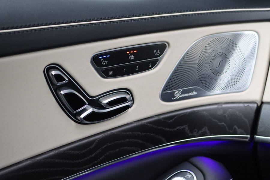 Mercedes-Benz S-Klasse 560 4MATIC Lang AMG Line Premium+ | V8 | Distronic+ | Panoramadak | Memory | Burmester | Stoelventilatie | Soft-Close | HUD | Surround Camera | Keyless Go | Zonweringspakket |