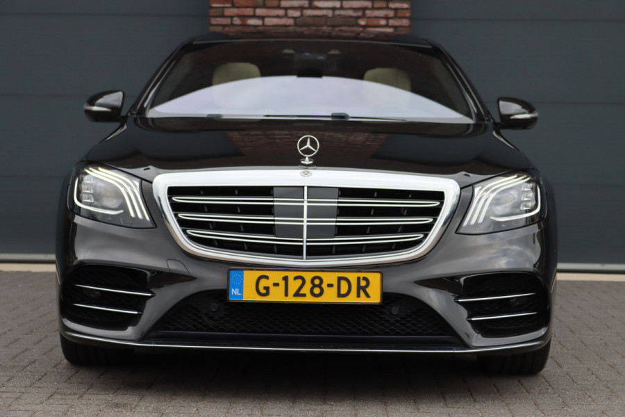Mercedes-Benz S-Klasse 560 4MATIC Lang AMG Line Premium+ | V8 | Distronic+ | Panoramadak | Memory | Burmester | Stoelventilatie | Soft-Close | HUD | Surround Camera | Keyless Go | Zonweringspakket |