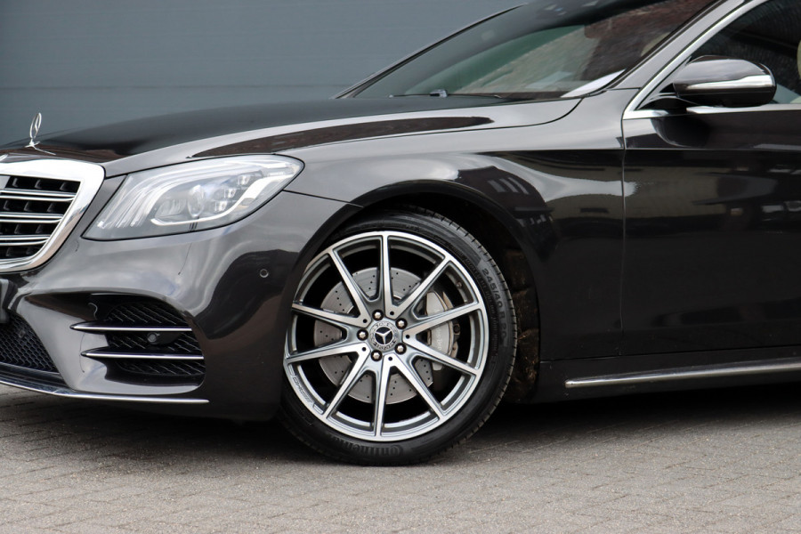 Mercedes-Benz S-Klasse 560 4MATIC Lang AMG Line Premium+ | V8 | Distronic+ | Panoramadak | Memory | Burmester | Stoelventilatie | Soft-Close | HUD | Surround Camera | Keyless Go | Zonweringspakket |