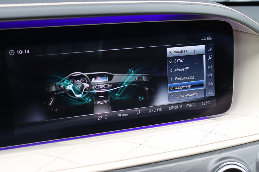 Mercedes-Benz S-Klasse 560 4MATIC Lang AMG Line Premium+ | V8 | Distronic+ | Panoramadak | Memory | Burmester | Stoelventilatie | Soft-Close | HUD | Surround Camera | Keyless Go | Zonweringspakket |