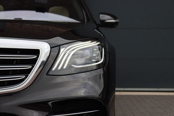 Mercedes-Benz S-Klasse 560 4MATIC Lang AMG Line Premium+ | V8 | Distronic+ | Panoramadak | Memory | Burmester | Stoelventilatie | Soft-Close | HUD | Surround Camera | Keyless Go | Zonweringspakket |